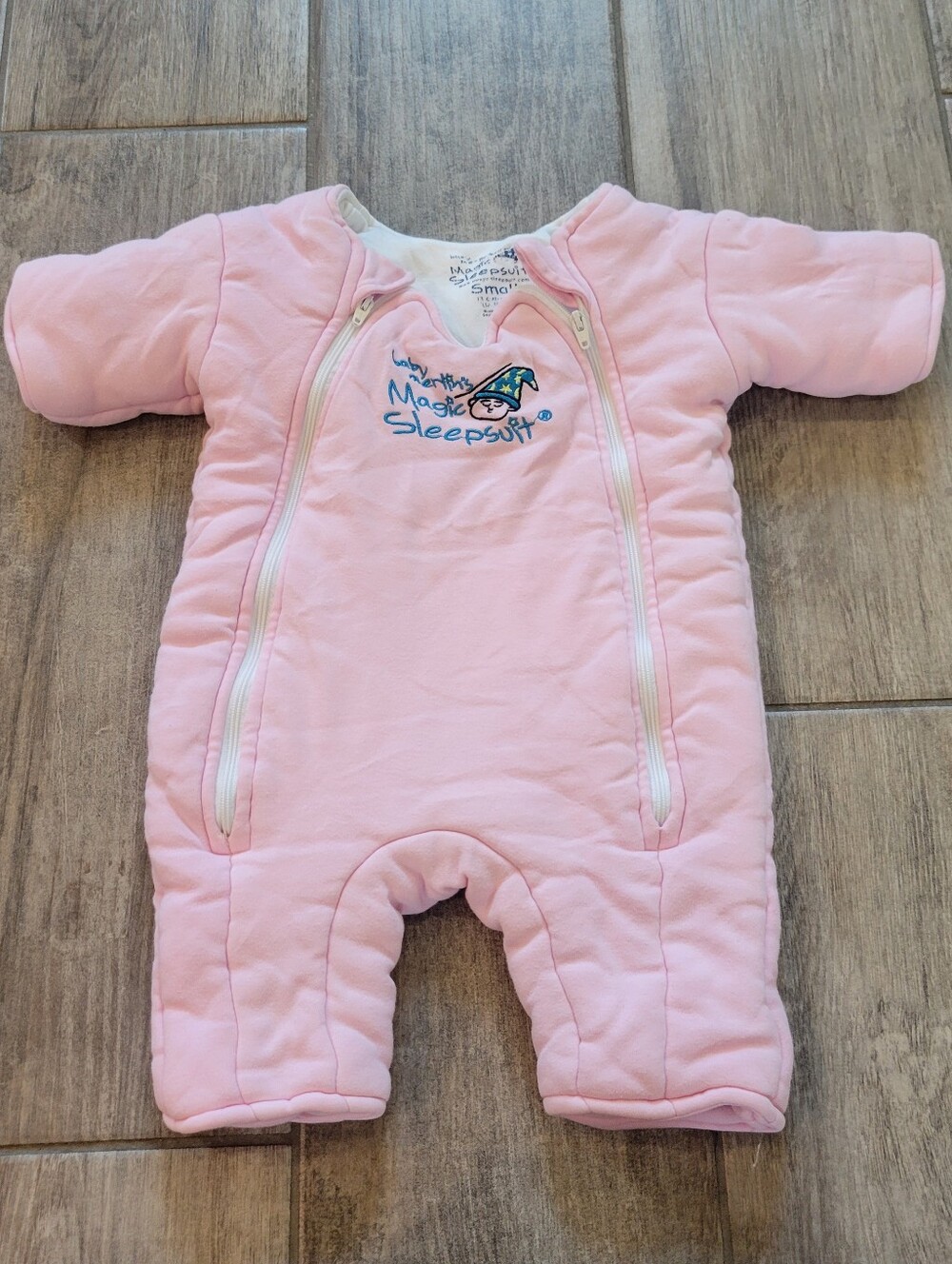 Baby Merlin's Magic Sleepsuit Pink Infant Sleepsack Size Small 3-6 Months